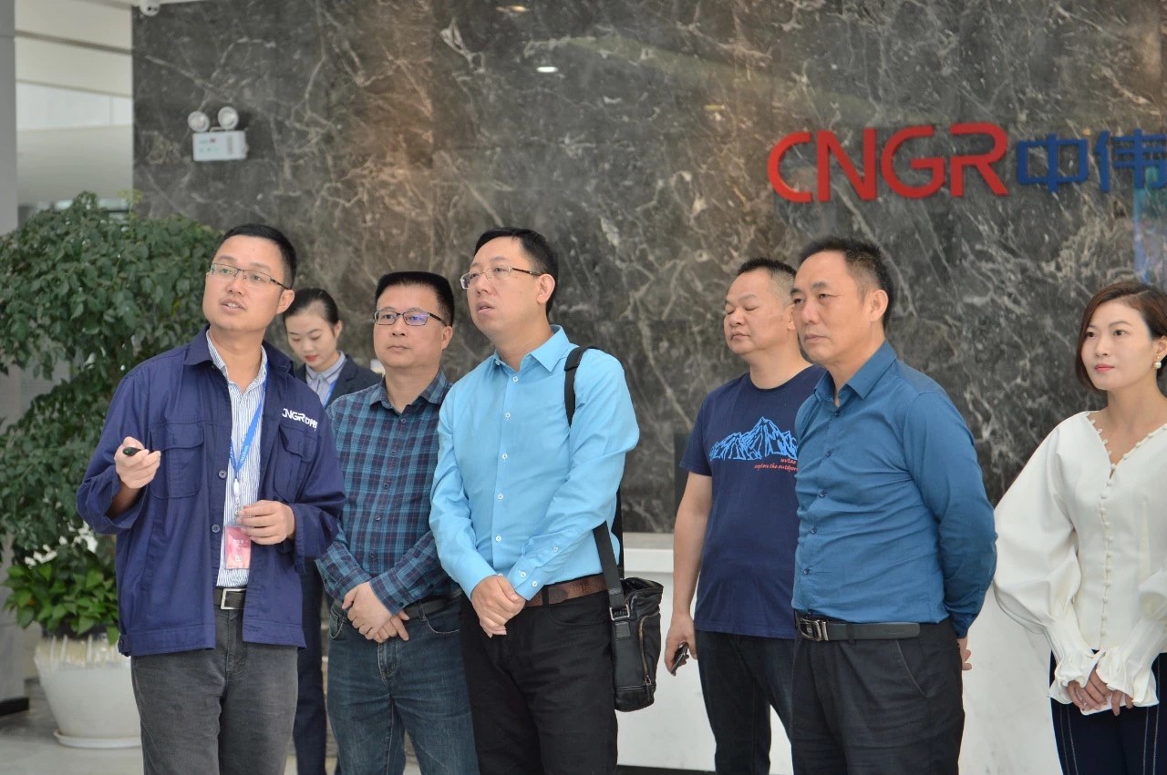 省生态环境厅相关领导赴必赢集团bwin新材料中部产业基地调研