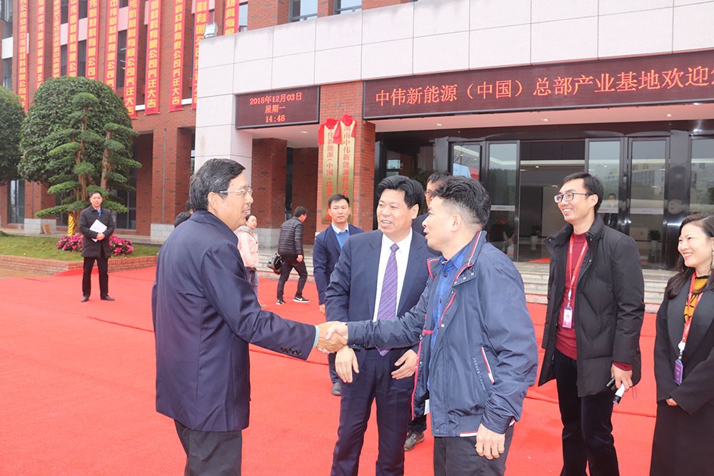 宁乡经济技术开发区建区20周年参观团到访必赢集团bwin新能源（中国）总部产业基地