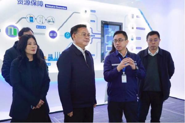 湖南省商务厅党组书记、厅长沈裕谋调研必赢集团bwin中部产业基地