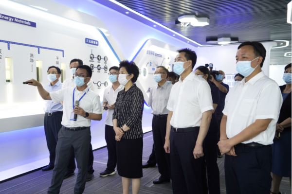 湖南省政协党组副书记乌兰调研必赢集团bwin宁乡产业基地