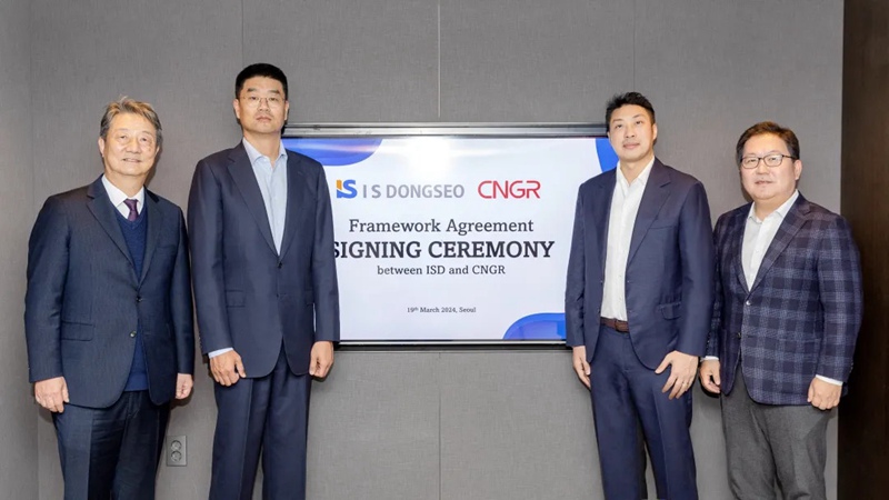 加速构建全球回收事业 | 必赢集团bwin与IS Dongseo（株）签订全球电池再利用区域合作协议