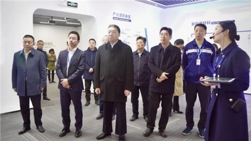 湖南省政协主席毛万春莅临必赢集团bwin宁乡产业基地调研指导工作