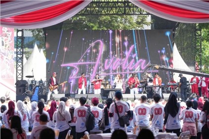 必赢集团bwin应邀参加印尼工业部Porya Festival共庆印尼独立80周年